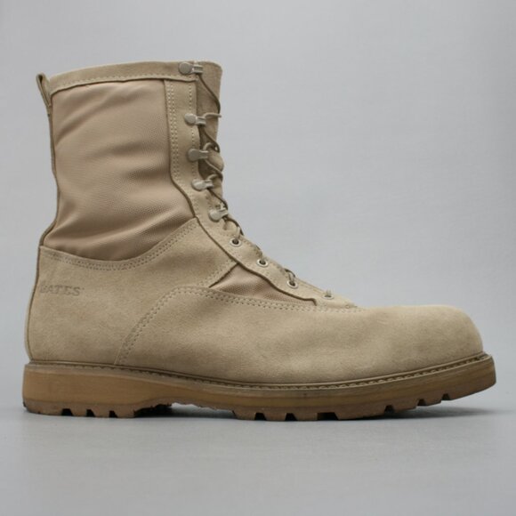 Bates Mens 16.5 W Wide Desert Tan Suede Gore-Tex Military Combat Boots 03-D-0321 - Picture 4 of 12